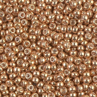 Miyuki Seed Beads 15/0  Galvanized Yellow Gold, 1053(0182) £3.2