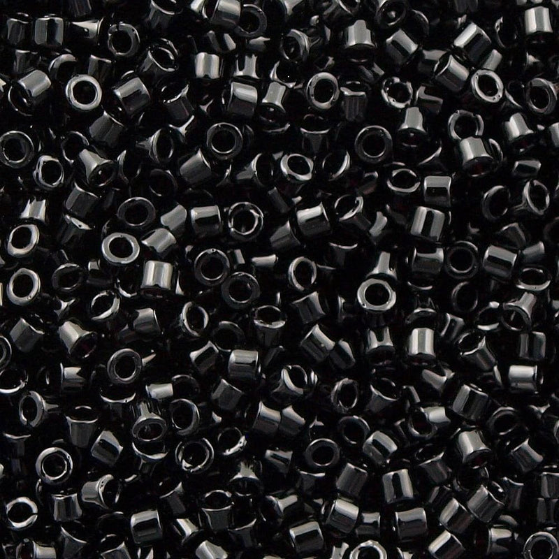 DB0010 Black, Miyuki Delica Beads £2.25