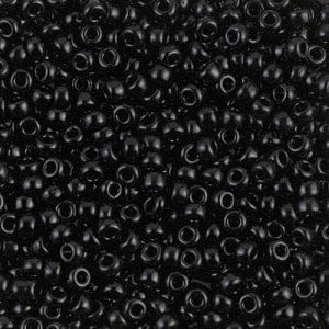 Miyuki Seed Beads 8/0 Black , 0401 £2.4