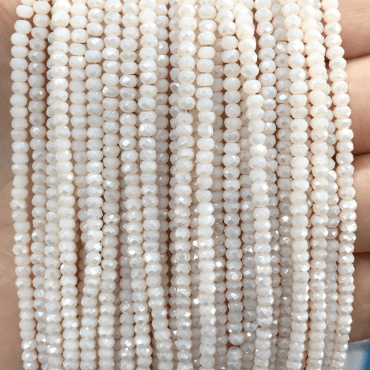 Crystal faceted rondelle 2mm Beads, PBC2C28