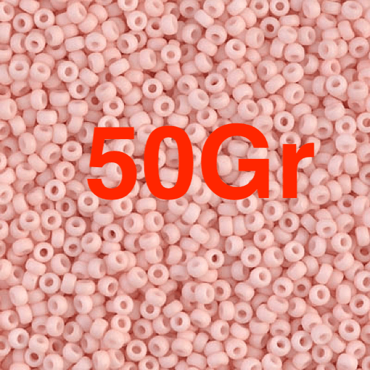 Miyuki Seed Beads 11/0 Matted Opaque Tea Rose, 2036-NEW!!!