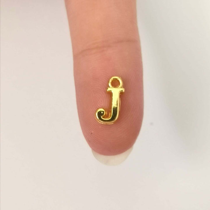 24Kt Gold Plated Brass Initial Charms