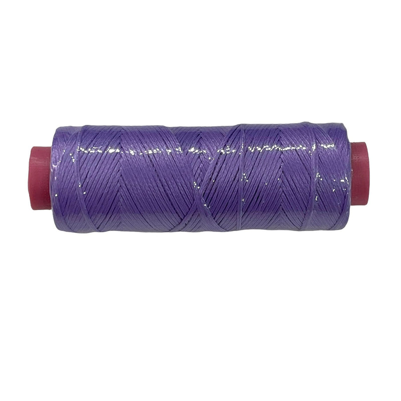 Lilas-1 mm Cordon coton, cordon macramé, shamballa, cordon bracelet bobine 100 mètres