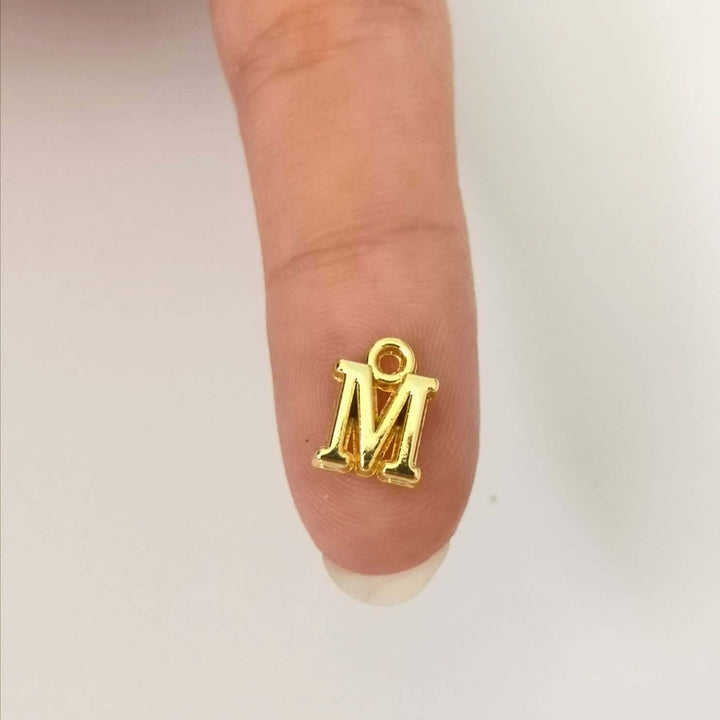 24Kt Gold Plated Brass Initial Charms