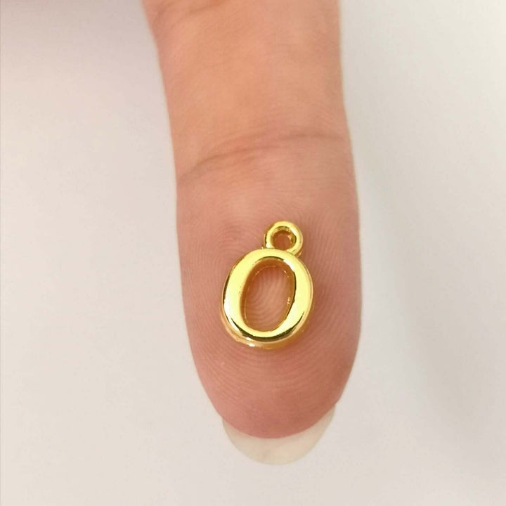 24Kt Gold Plated Brass Initial Charms