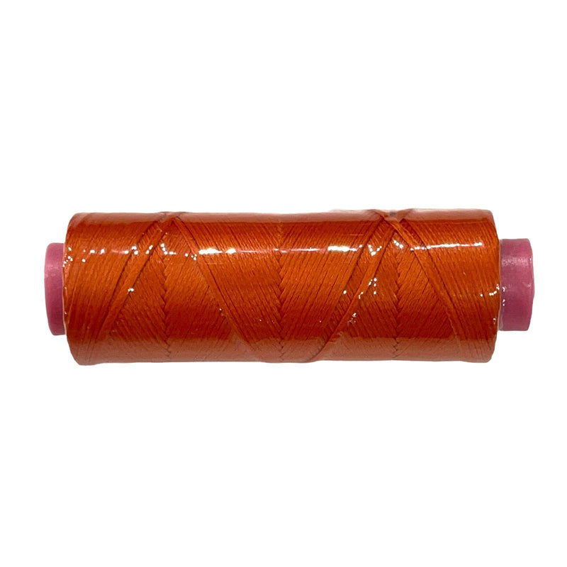 Orange-1 mm Baumwollkordel, Makrameekordel, Shamballa, Armbandkordel, 100-Meter-Rolle