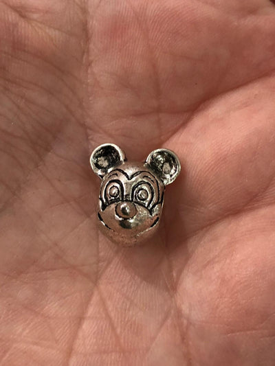 Silver Panda Pandora Charms, 13x9 mm Silver Panda Pandora Spacers, 5 pcs in a pack