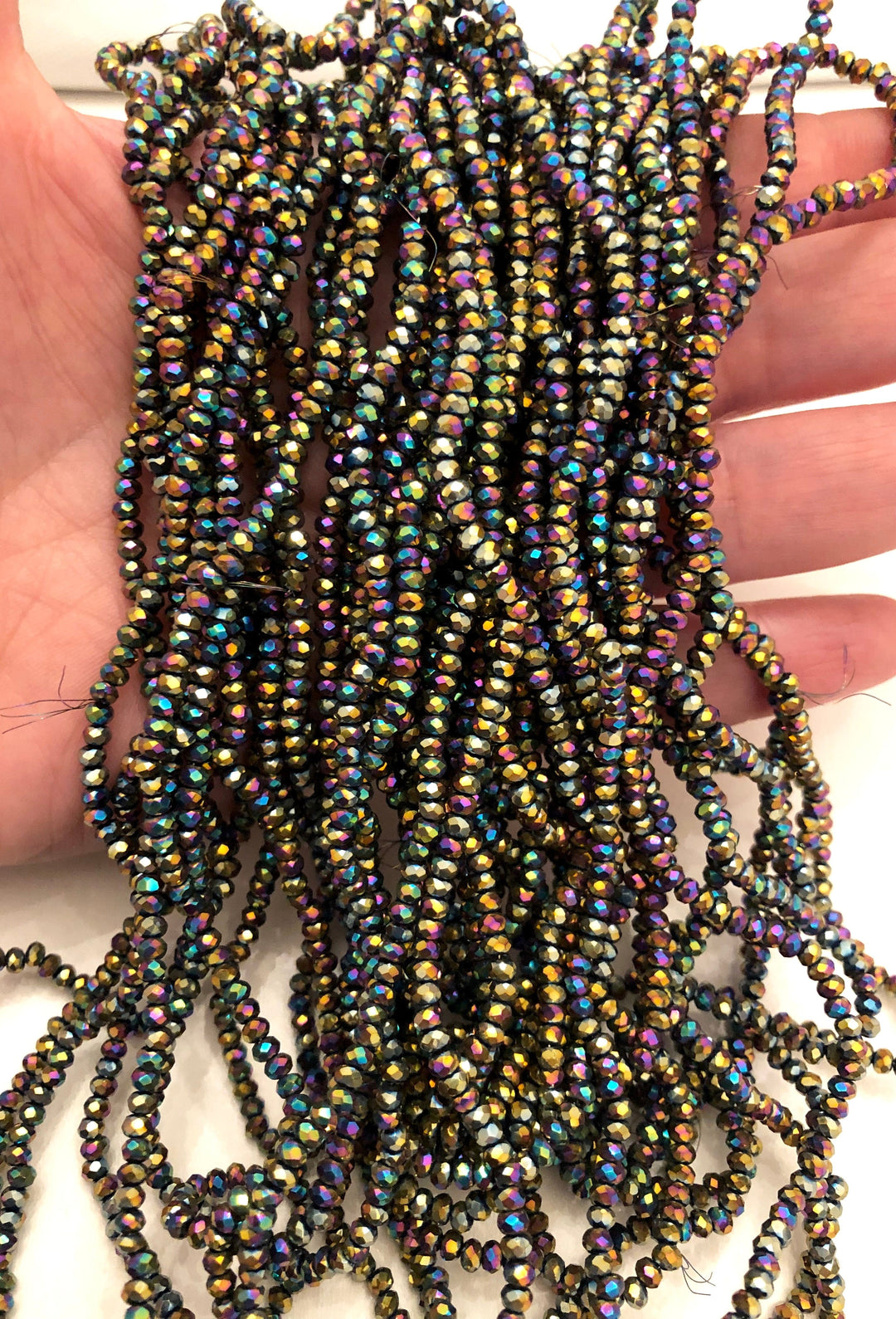 Crystal faceted rondelle 2mm Beads, PBC2C6