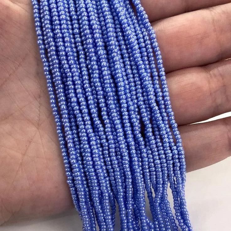 Preciosa Seed Beads 11/0 ,38020 Opaque Blue Sfinx PRCS11/0-87,