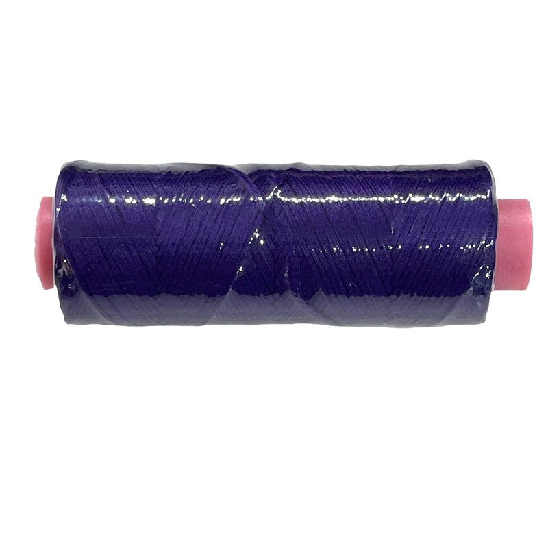 Violet-1 mm Cordon coton, cordon macramé, shamballa, cordon bracelet bobine 100 mètres