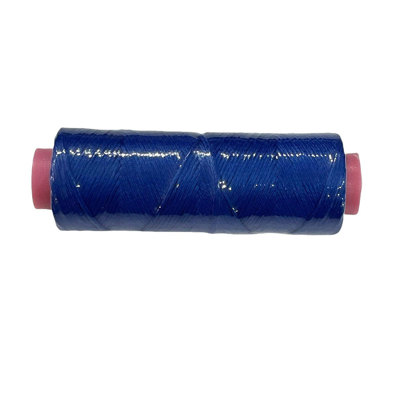 Königsblau-1 mm Baumwollkordel, Makrameekordel, Shamballa, Armbandkordel, 100-Meter-Rolle