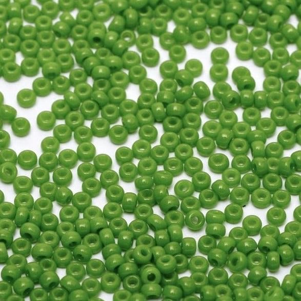 Miyuki Seed Beads 11/0 Jade Green Opaque, 0411