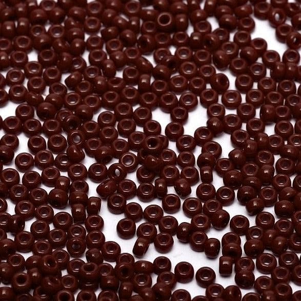 Miyuki Seed Beads 11/0 Chocolate Brown Opaque , 0419