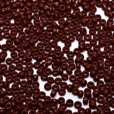 Miyuki Seed Beads 11/0 Chocolate Brown Opaque , 0419£1.5