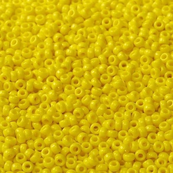 Miyuki Seed Beads 11/0 Opaque Yellow, 0404£1.5