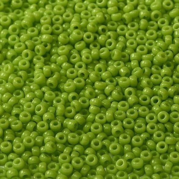 Miyuki Seed Beads 11/0 Opaque Chartreuse, 0416