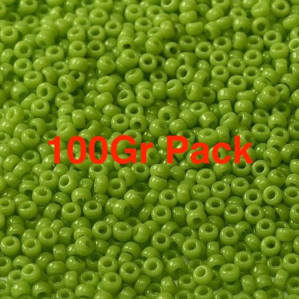 Miyuki Seed Beads 11/0 Opaque Chartreuse, 0416