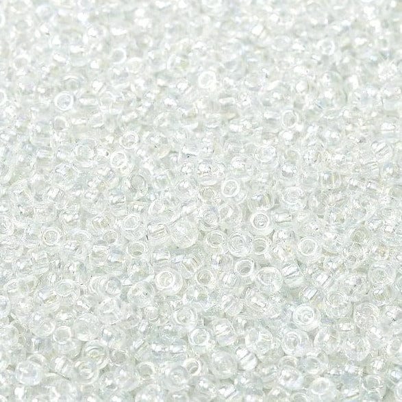 Miyuki Seed Beads 15/0, 0250 - Crystal AB, 10 Gr