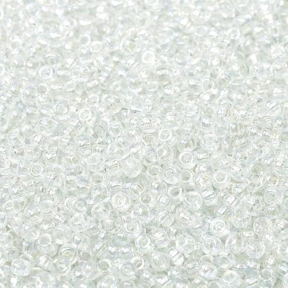 Miyuki Seed Beads 15/0, 0250 - Crystal AB, 10 Gr £2.25