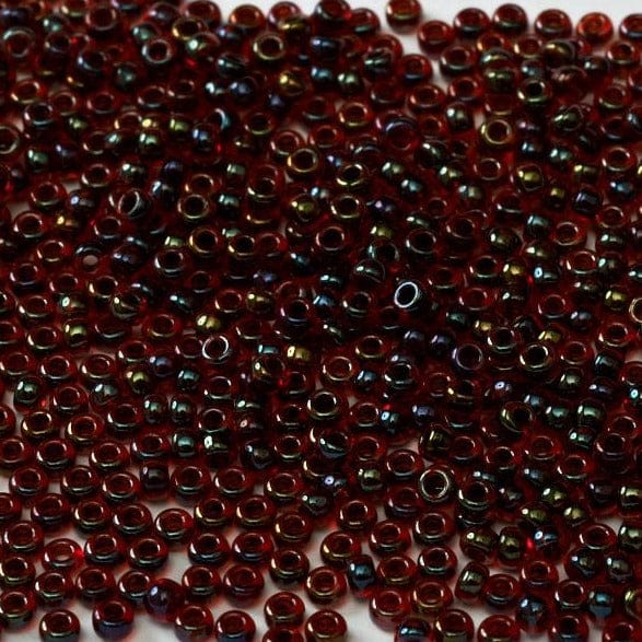 Miyuki Seed Beads 15/0,0367 - Garnet Lined Ruby AB, 10 Gr