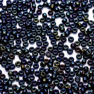 Miyuki Seed Beads 15/0,0452 - Metallic Dk.Blue Iris, 10 Gr £2.5