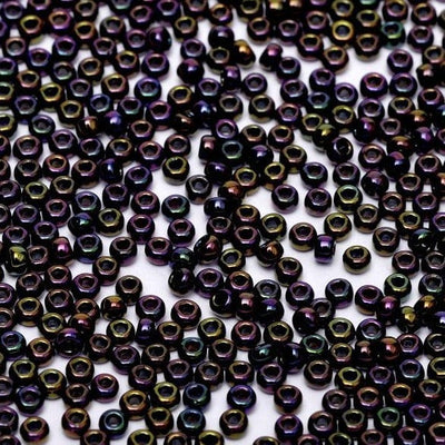 Miyuki Seed Beads 15/0,0454 - Metallic Purple Iris, 10 Gr £2.5