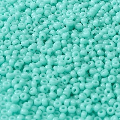 Miyuki Seed Beads 11/0 Lt Turquoise Green Opaque, 0412L£1.2