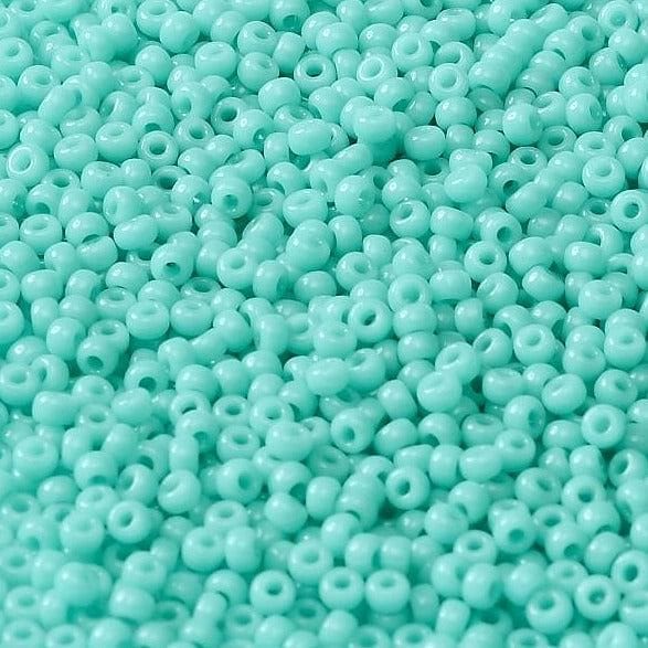 Miyuki Seed Beads 11/0 Lt Turquoise Green Opaque, 0412L£1.2