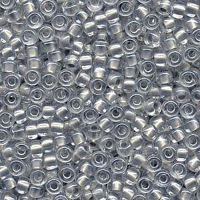 Miyuki Seed Beads 6/0  Inside Dyed Pearlize Silver, 4602 £2.65