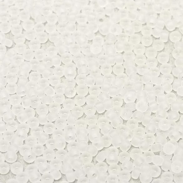 Miyuki Seed Beads 15/0, 0131F - Crystal Matted, 10 Gr