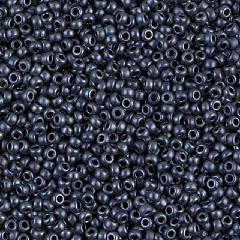 Miyuki Seed Beads 11/0 Matted Metallic Gunmetal, 2011-NEW!!!