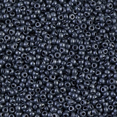 Miyuki Seed Beads 11/0 Matted Metallic Gunmetal, 2011-NEW!!!£2