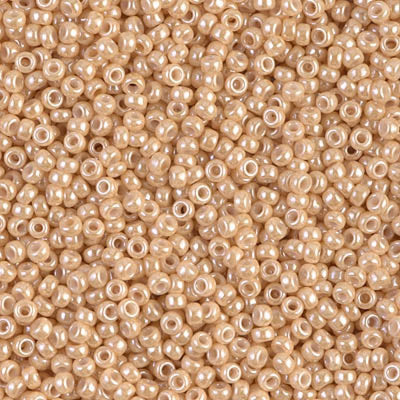 Miyuki Seed Beads 8/0   Lt. Caramel Ceylon, 0593 £4