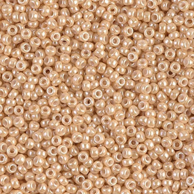 Miyuki Seed Beads 11/0 Lt Caramel Ceylon , 0593£2.15