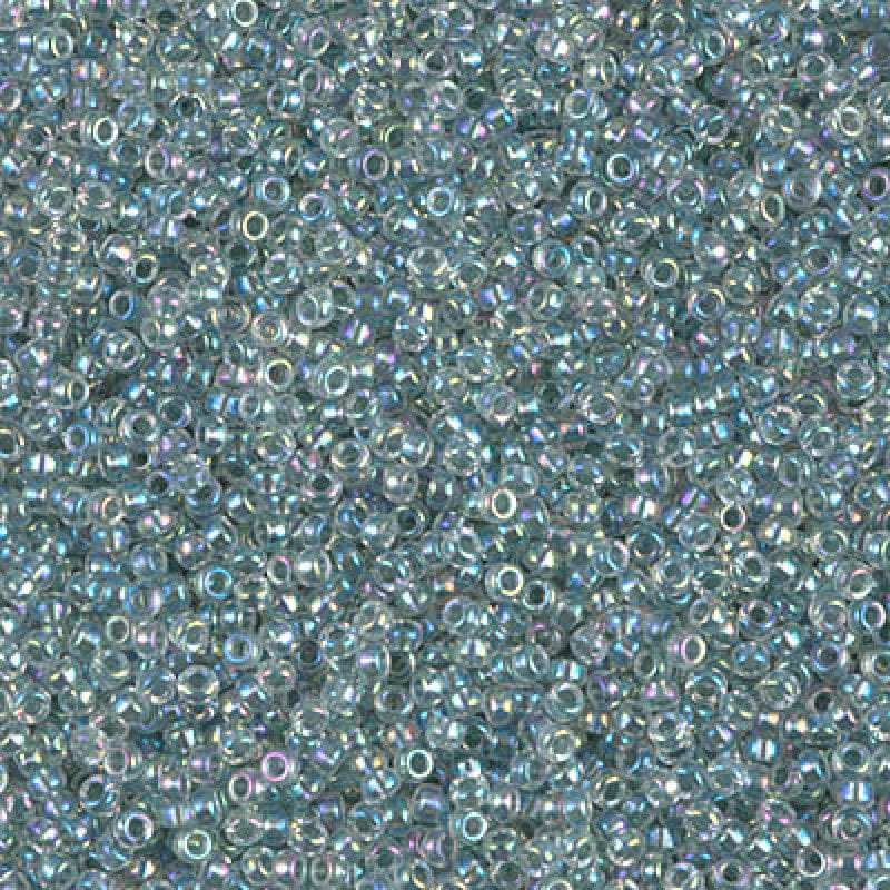 Miyuki Seed Beads 15/0, 0263 - Seafoam Lined Crystal, 10 Gr
