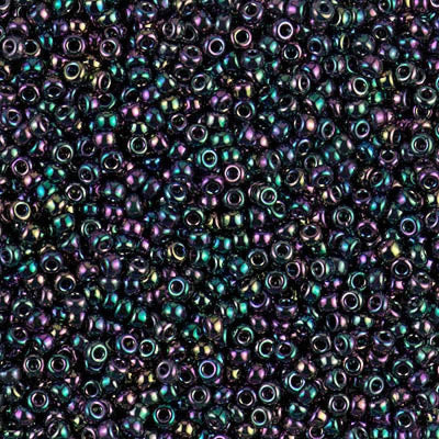 Miyuki Seed Beads 11/0 Metallic Dk Variegated Iris , 0455D£1.55