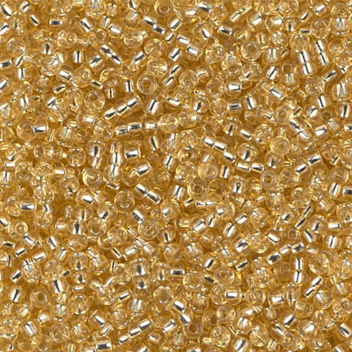 Miyuki Seed Beads 11/0 Silver Lined Lt. Gold, 0002