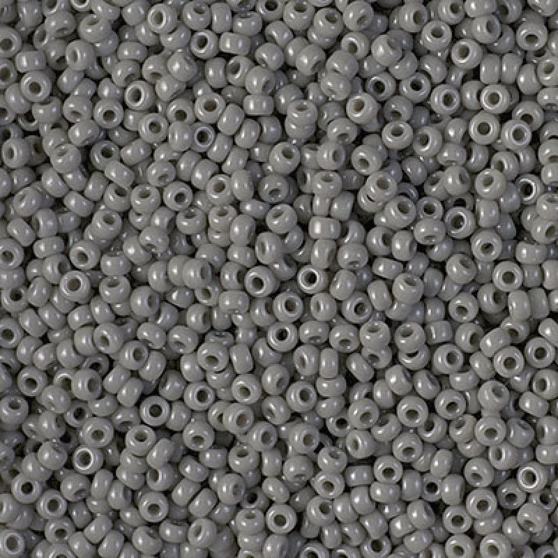 Miyuki Seed Beads 11/0 Opaque Falcon Grey , 0499