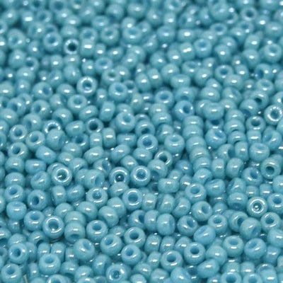 Miyuki Seed Beads 11/0 Opaque Turquoise Green Luster , 2470£2.15