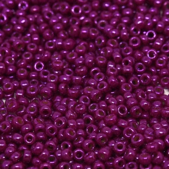Miyuki Seed Beads 11/0 Opaque Fuchsia Luster , 1465L