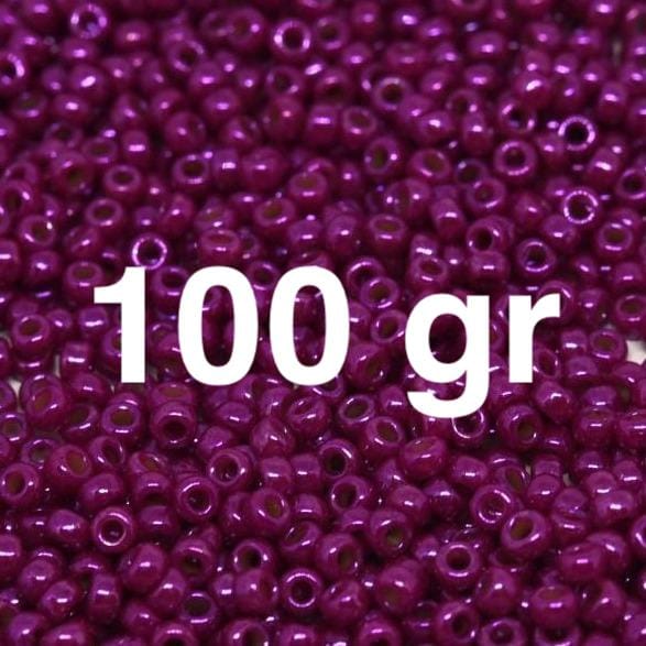 Miyuki Seed Beads 11/0 Opaque Fuchsia Luster , 1465L