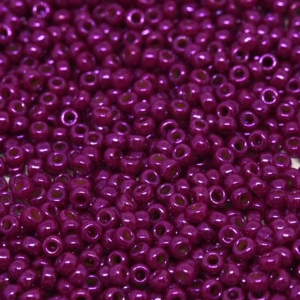 Miyuki Seed Beads 11/0 Opaque Fuchsia Luster , 1465L£2.15