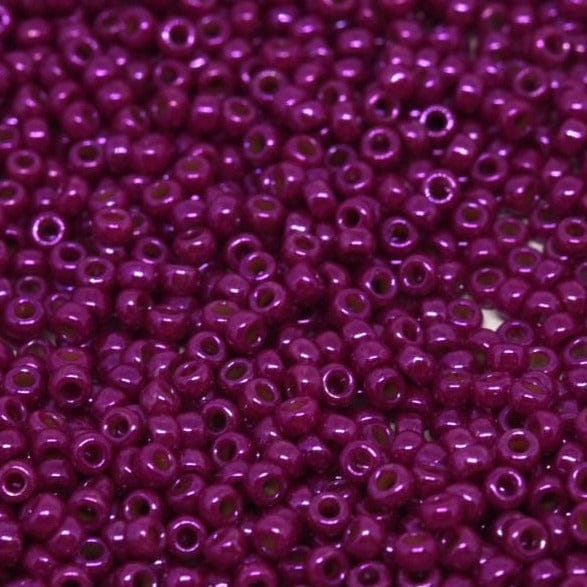 Miyuki Seed Beads 8/0 Opaque Fuchsia Luster , 1465L