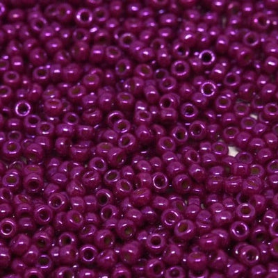 Miyuki Seed Beads 8/0  Opaque Fuchsia Luster , 1465L £4