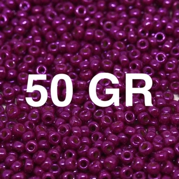 Miyuki Seed Beads 11/0 Opaque Fuchsia Luster , 1465L