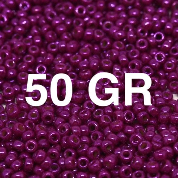 Miyuki Seed Beads 11/0 Opaque Fuchsia Luster , 1465L£10