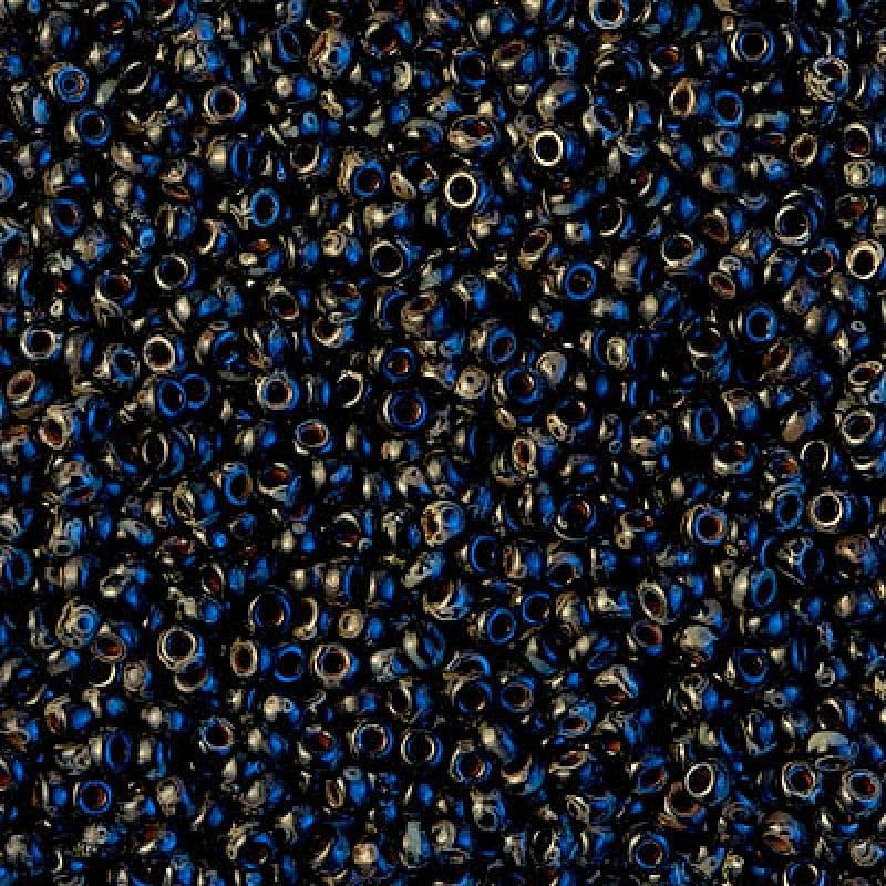 Miyuki Seed Beads 11/0 Picasso Opaque Smoky Black  , 4511-NEW!!!£2.4