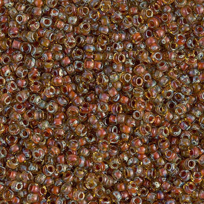 Miyuki Seed Beads 6/0  Picasso Transparent Saffron, 4501 £2.9