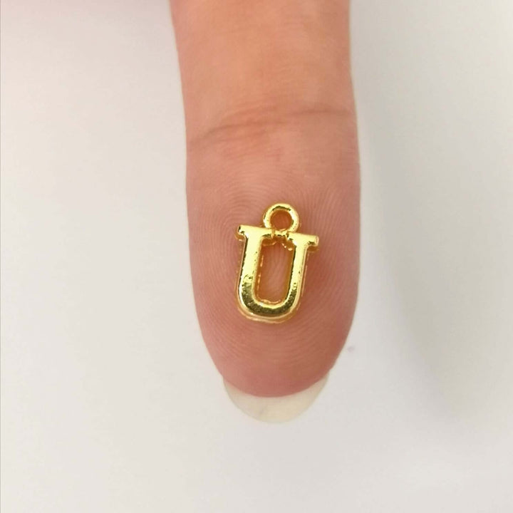 24Kt Gold Plated Brass Initial Charms