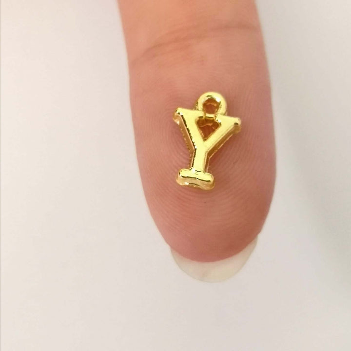 24Kt Gold Plated Brass Initial Charms